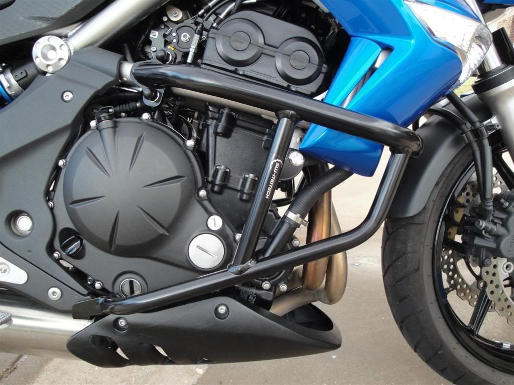 ER6N crash bars Two Wheel Fix